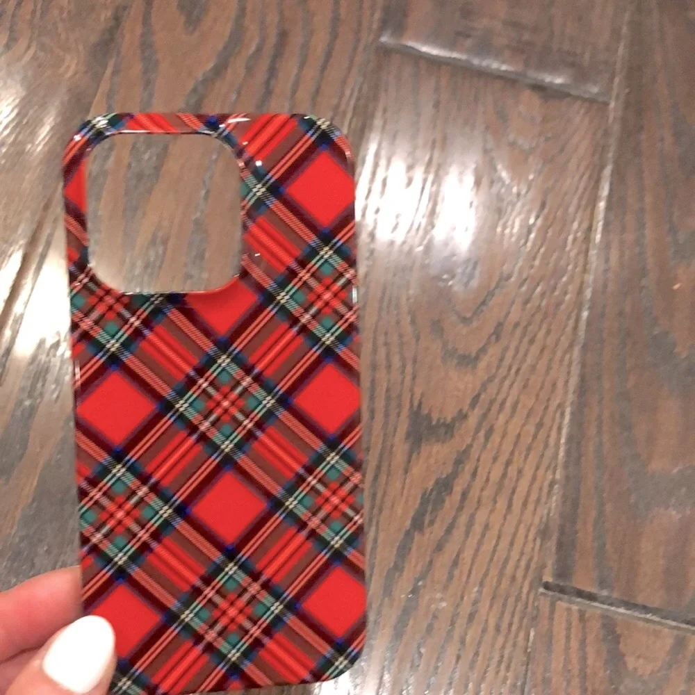 None red plaid
